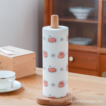 solid wood Toilet Paper Holder Roll Paper Holder